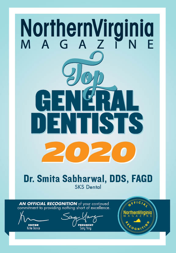 SKS Dental, top 100 general dentists in Northern Virginia 2020